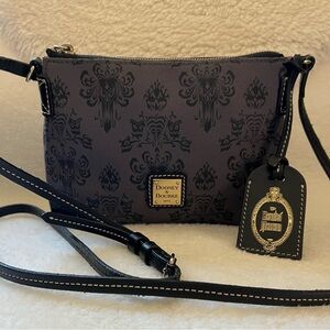 Dooney & Bourke Disney Haunted Mansion Wallpaper Print Crossbody Bag